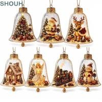 ราคา โชห์ เครื่องประดับระฆังคริสต์มาส มินิฉากอบอุ่นไฟ นํา จี้ไฟ ไฟฉากขนาดเล็กเรืองแสงอะคริลิโดมแขวนเครื่องประดับซานตาคลอสสําหรับต้นคริสต์ม (55816852827)