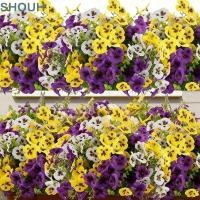 ราคา SHOUH ดอกแพนซี่เทียม ผ้าไหม 37 ซม ดอกไม้จําลอง ตกแต่ง 3 หัวดอกไม้ผีเสื้อตกแต่งสวน (52465686542)