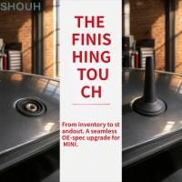 ราคา เสาเสาอากาศ SHUH 65202296772 คันเบ็ดสั้นสีดํา เสาอากาศสปอร์ตยาง Fast Fit สําหรับ MINI Sport R50 R55 R60 F56 สัญญาณเตือนหลังคา Fix (52465205671)