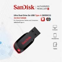 ราคา SanDisk CRUZER BLADE USB Flash Drive แฟลชไดร์ฟ 32GB 64GB 128GB USB2 0 SDCZ50 128G B35 การประกัน 2 ปี (57816931687)