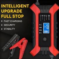 ราคา UYUONY แบตเตอรี่จอ LCD อัจฉริยะ 12V6A สำหรับเครื่องชาร์จแบตเตอรี่ตะกั่วกรด รถจักรยานยนต์ ซ่อมรถยนต์ (53502614903)