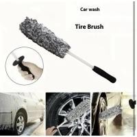 ราคา UTUONY Long Plush Car Wash Brush Wheel Hub Cleaning Brush Cleaning Tool Car (43957642347)
