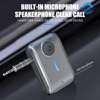 ราคา Bluetooth 5 3 Fast Connect เครื่องรับสัญญาณเสียง AUX ในรถยนต์ โทรแบบแฮนด์ฟรี สตรีมเพลง ชาร์จด่วนแบบ Type C (42550036666)