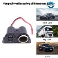 ราคา UTUONY ที่ชาร์จแบตในรถ Dual USB Interface ที่ชาร์จแบตในรถอุปกรณ์ตกแต่งรถยนต์ (44200044079)
