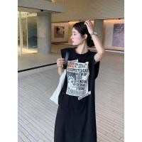 ราคา สินค้าใหม่ ชุดนอนผู้หญิงฤดูร้อนแขนกุดชุดนอนสตรียาวกว่าเข่าแยกขนาดใหญ่หลวมชุดนอนกระโปรงสามารถสวมใส่นอก (55112987214)