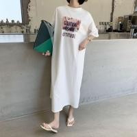 ราคา สินค้าใหม่ ฤดูใบไม้ผลิฤดูใบไม้ร่วงชุดนอนสไตล์ใหม่ผู้หญิงหลวมไขมันขนาดบวกชุดนอนสตรีแขนสั้นยาวกว่าเข่ากระโปรงยาวสามารถเรา (58012560026)