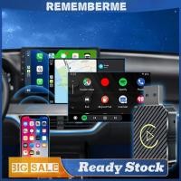 ราคา พร้อมส่งจากไทย Wireless Carplay Android Auto Adapter Plug Play 2 in 1 Mini Box BT Smart AI Box (51062801394)