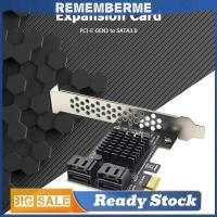ราคา การ์ด PCIe SATA III 4 พอร์ต 6Gbps SATA 3 0 เป็นอะแดปเตอร์ PCI e 1X พร้อมขายึด (24185638902)
