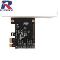 ราคา Pci e to SATA 3 0 การ์ดขยายดิสก์ภายใน 6Gbps (19033673085)
