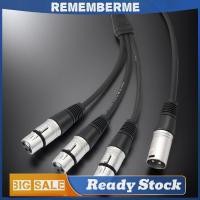 ราคา สายสัญญาณเสียง 3Pin Adaptor Male To 3 Female Microphone Cable Wear Resist Balanced XLR Mic Cord for Mixer Microphone Amplifier (42826902935)