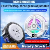 ราคา 2 in 1 Magnetic Back clip Fast Cooling Phone Cooler 3 ความเร็วโทรศัพท์มือถือ Cooler เงียบพัดลมระบายความร้อนมือถือสําหรับ Android (42282013612)