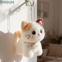 ราคา SHUH Kawaii Fluffy Cat Plushies กระเป๋าจี้ สีส้ม Tabby ผ้าดิบ Ragdoll การ์ตูนแมวยัดไส้ Plushies ตุ๊กตา 13 ซม Super Soft Bib wearing ยืนแมว Series Kitty พวงกุญแจตุ๊กตา (54116964700)