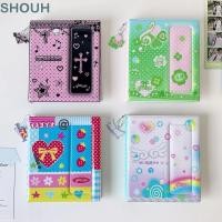 ราคา SHOUH Photo Storage Card Album Card Slot Kpop Fashion Card Holder สไตล์เกาหลี 4 Grid Idol Photo Collection จี้ Lanyard ID Photo Album ของขวัญ (54115676123)