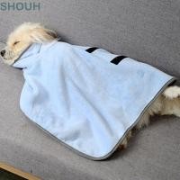 ราคา SHOUH เสื้อคลุมอาบน้ําสําหรับสัตว์เลี้ยง ผ้าขนหนูสําหรับสัตว์เลี้ยงดูดซับผ้าไมโครไฟเบอร์แบบปรับได้ Washable Solid Tone Shades ขนาดใหญ่ตัดการดูดซึมน้ําสูงสุนัข Drying Coat สัตว์เลี้ยงขนาดกลางขนาดเล็ก (