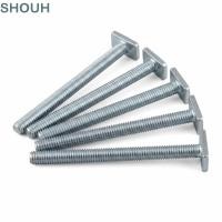 ราคา SHOUH 5 ชิ้น T Slot Bolts 100 มม ความยาว M8 ขนาดเกลียว T Nuts สกรูเลื่อน Professional งานไม้ Fasteners (52165088039)