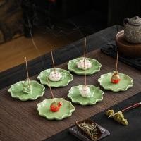 ราคา ซีฮวน香纯花插色龙果香桌盒手工茶摆โลตัสด้ายกลิ่นหอมการจัดดอกไม้สีเซรามิกกระถางธูปกล่องบริสุทธิ์มือ (54564727439)