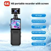 ราคา 4K Ultra HD Action Mini กล้อง 180 หมุนได้ Vlog Wifi กีฬา Cam Travel เครื่องบันทึกการขับขี่จักรยานใหม่ (45008732998)