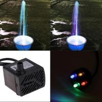 ราคา ที่ต้องการ ปั๊มน้ําใต้น้ํา AC 220V 3W LED น้ําพุตู้ปลาบ่อปลาถัง EU Plug ขาย (52263763572)