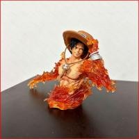 ราคา PF One Piece Portgas D Ace Light Up หน้าอกรูปการกระทําอะนิเมะ Fire Fist Ace เดสก์ท็อปเครื่องประดับ (57315943855)