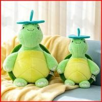 ราคา PF หมวกใบไม้น่ารักเต่า Plushie ตุ๊กตาของเล่นตุ๊กตานุ่มสีเขียวหมอนโซฟา (50565625455)