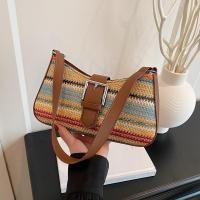 ราคา 2026 กระเป๋าถือผ้าทอฟางสีรุ้ง กระเป๋าสะพายหรูหราเบาฤดูร้อน กระเป๋าสะพายข้างโบฮีเมียนสําหรับวันหยุดชายหาดและส่วนลดทุกวัน (47014153081)