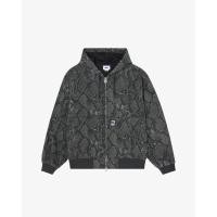 ราคา ของแท้ 100 เสื้อแจ็คเก็ตซิป Obey Glen Zip Up Jacket ในลายงูสีเทา Grey Snake จากเกาหลี (47366368611)