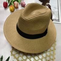 ราคา ส่งต่อ หมวกสานทรงปานามาคาดสีดำ (48154474683)