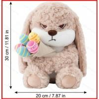 ราคา GL น่ารักนุ่มอีสเตอร์กระต่าย Plushie ถือแครอทช่อดอกไม้ตุ๊กตาหมอน GL (49567313367)