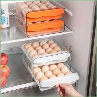 ราคา GL 2 ชั้นกล่องเก็บไข่พลาสติกใสผู้ถือไข่พร้อมฝาปิดช่องตู้เย็น Organizer GL (50566076897)