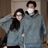 ราคา คู่หลวมเสื้อกันหนาวมีฮู้ดผู้ชายอเนกประสงค์เสื้อสวมหัวลําลองแขนยาวด้านบน (29614613198)