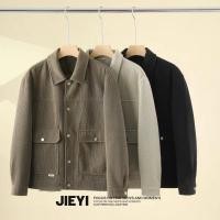 ราคา เสื้อแจ็กเก็ต ผ้าลูกฟูก คอปก สําหรับผู้ชาย (25855398120)