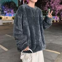 ราคา เสื้อกันหนาว คอกลม ผ้ากํามะหยี่ ทรงหลวม สีน้ําตาล สไตล์เกาหลี แฟชั่นฤดูหนาว สําหรับผู้หญิง (23861022418)