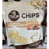 ราคา TULIP WHITE COMPOUND CHIPS ช็อกโกแลตชิพส์สีขาว ทิวลิป 500 กรัม ขนาดเม็ดกลาง ใช้ทำเบเกอรี่ได้หลากหลาย (55556046213)