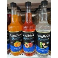 ราคา ลองบีชไซรัปพีช 0 แคลอรี่ LongBeach Zero Calories Peach Syrup ไซรัปไม่มีน้ำตาล คีโตทานได้ หอมหวานสดชื่น ขนาด 740ml (44030669548)