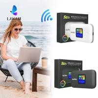 ราคา LAKAM Pocket WIFI 4G Strong Signal Mobile WiFi Router Universal Small รองรับทุกซิมการ์ด Mobile WiFi Mobile Broadband LCD MIFI Hotspot (53216372544)