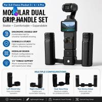 ราคา LAKAM ชุดจับกล้อง ชุดจับกล้องตามหลักสรีรศาสตร์การจับกล้อง ด้าย 1 4 นิ้วทนทานลื่นกระเป๋ากล้องสําหรับ DJI Osmo Pocket 3 4 4p (53017019372)