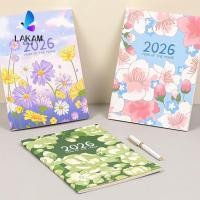 ราคา LAKAM 2026 Schedules Notebook A4 A5 Learning Plan Planner Notebook Portable Work Efficiency Life Check in 2026 Calendar Planner School (49458953290)