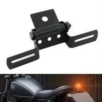 ราคา ปรับรถจักรยานยนต์ได้License Plate Mount Holder Universal พับป้ายทะเบียนไฟท้ายวงเล็บอะไหล่อุปกรณ์เสริม (56413766270)