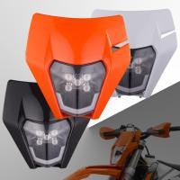 ราคา รถจักรยานยนต์ LED แผ่นไฟหน้าสําหรับ KTM EXC XC SX MX XC 125 250 300 450 Supermoto Enduro Universal Dirt Bike ไฟหน้า (51465665354)
