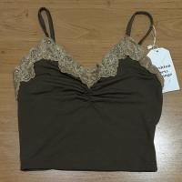 ราคา สายเดี่ยว y2k brown tank top size S สีน้ำตาล ไซส์ S (26655640729)