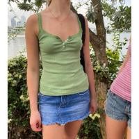 ราคา สีใหม่ พรีออเดอร์ PREORDER Brandy Melville Amaya Lace Tank (22668496824)
