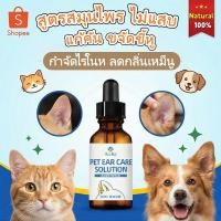 ราคา น้ำยาเช็ดหู สุนัข แมว กำจัดไรในหู แก้คัน ลดกลิ่นเหม็น ขจัดขี้หูดำ หูแดง สูตรสมุนไพร ไม่แสบ (44555378327)