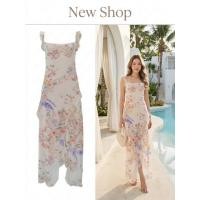 ราคา ชุดเดรสสายเดี่ยวลายดอกไม้ สีพาสเทล ดีไซน์เน้นเอวเข้ารูป (57756299688)
