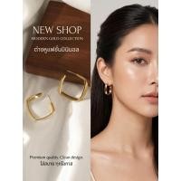 ราคา ต่างหูทรงสี่เหลี่ยมแบบมินิมอล สไตล์เกาหลี (50051927877)