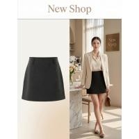 ราคา กระโปรงทรงเอ หลากสี เอวเข้ารูป ใส่แมทช์ได้ทุกชุด กระโปรงทำงาน (57156071929)