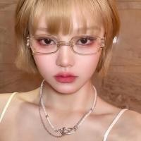 ราคา แว่นตาแฟชั่นกรอบสีทอง ดีไซน์สุดเก๋ทันสมัย (44168805453)