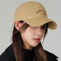 ราคา หมวกแก๊ปสปอร์ต สีขาว งานปักตัวอักษรโค้ง ปรับขนาดได้ มี2สี กากี ขาว (50456585112)