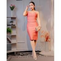 ราคา ชุดมินิเดรสเกาะอก ดีเทลจับจีบอก ทรงเข้ารูป มี4สี ดำ ชมพู เบอร์กันดี ครีม ชความยาวชุด 35 นิ้ว ชุดออกงาน (41833365355)