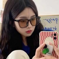ราคา แว่นตากันแดดแฟชั่น แว่นตาเลนส์สีชา สไตล์เกาหลียอดฮิต UV400 กรอบเหลี่ยมใส่ได้ทั้งผู้ชายและผู้หญิง (41279955278)