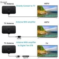 ราคา Dremt HDTV เสาอากาศ 1500 Miles เสาอากาศดิจิตอลในร่ม Aerial DVB T2 ช่องท้องถิ่น 4K mt (57967207429)